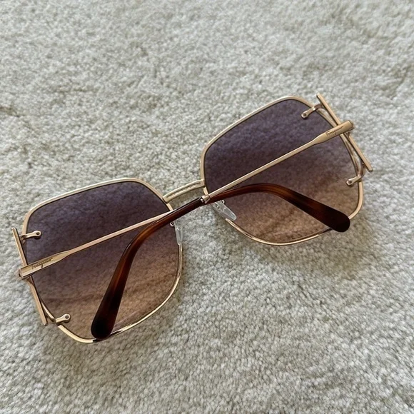 Ferragamo Gancio 62mm Gradient Square Sunglasses in Rose Gold/Violet - Picture 5 of 12